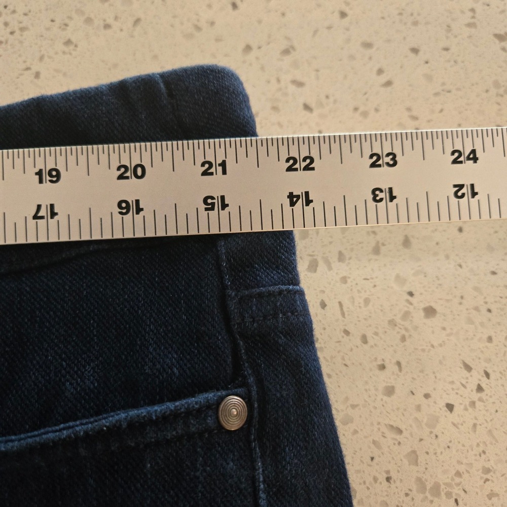 Coldwater Creek Jeans Womens 22 ShapeMe High Rise Slim Leg Jeans Dark Wash Blue - Picture 6 of 8